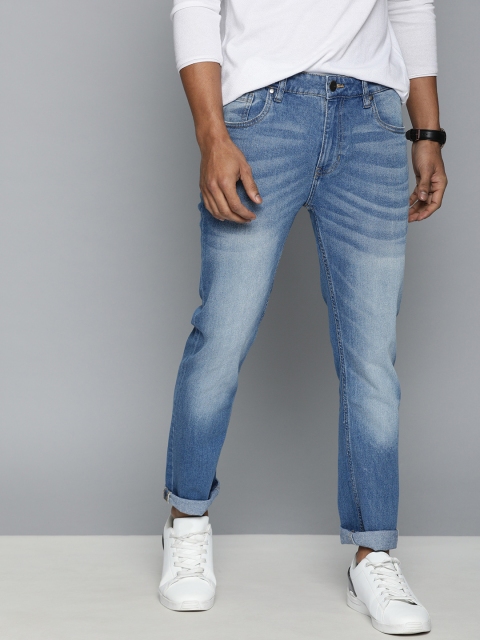 

Mast & Harbour Men Blue Skinny Fit Mid-Rise Clean Look Stretchable Jeans
