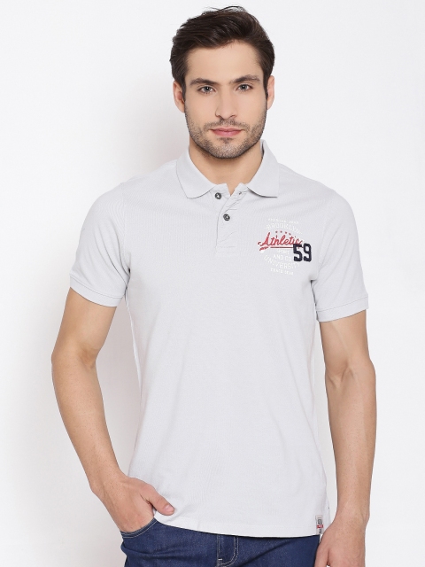

American Swan Light Grey Polo T-shirt