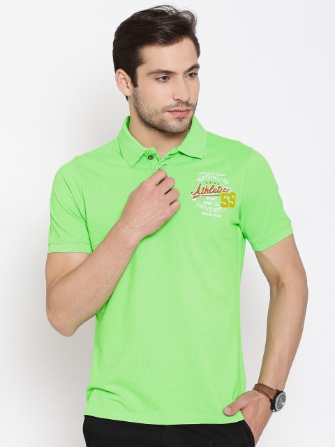 

American Swan Green Polo T-shirt