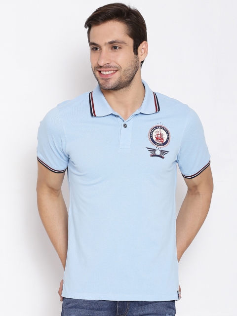 

American Swan Blue Polo T-shirt