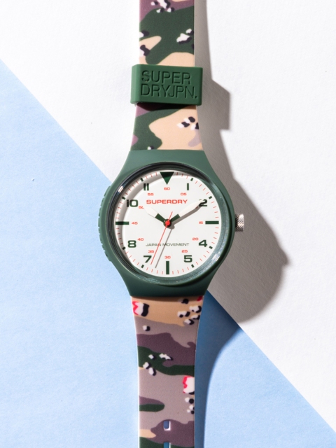 

Superdry Men Cream-Coloured Analogue Watch SYG295N