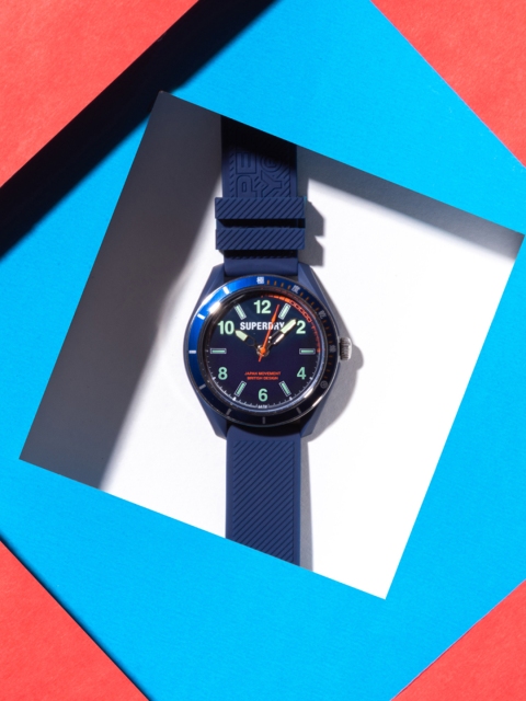 

Superdry Men Blue Analogue Watch SYG304U