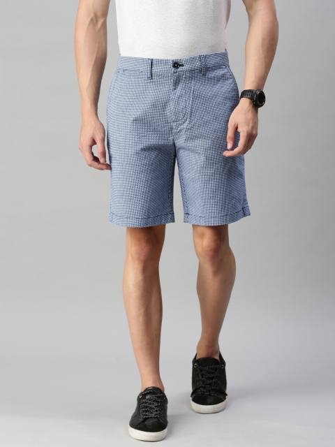 

Tommy Hilfiger Men Blue Printed Regular Fit Regular Shorts