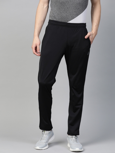 

Reebok Men Black Trico Solid Training Track Pants