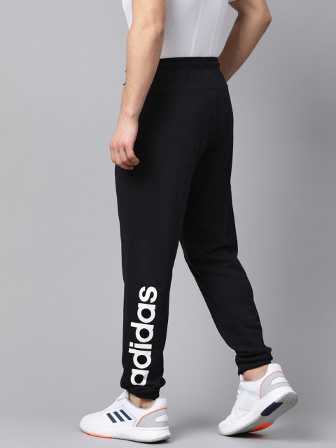 

ADIDAS Men Black Solid Essentials French Terry Linear Track Pants