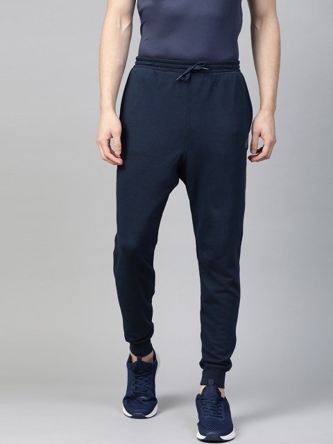 

Reebok Men Navy Blue Solid Workout Joggers