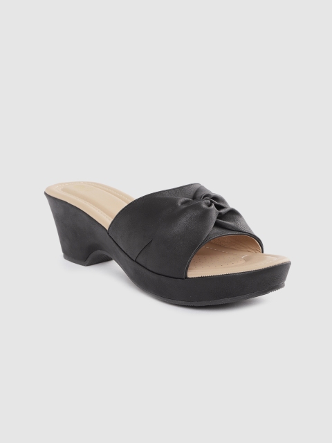 

Carlton London Women Black Solid Comfort Heels