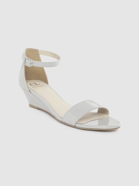 

Carlton London Women Grey Solid Wedges