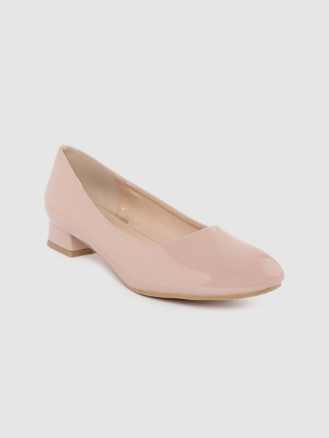 

Carlton London Women Peach-Coloured Solid Ballerinas