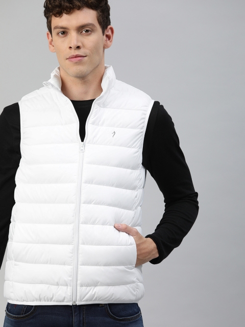 

Indian Terrain Men White Solid Insulator Puffer Jacket