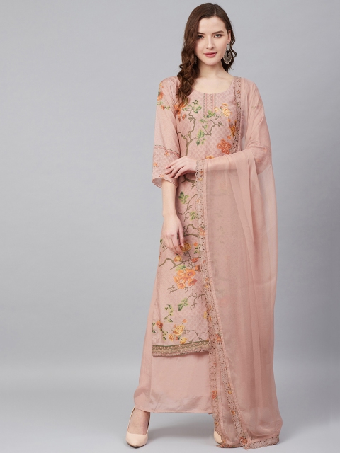 

Biba Mauve Printed Unstitched Dress Material