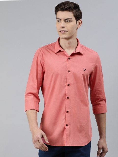 

Allen Solly Sport Men Pink Modern Slim Fit Solid Casual Shirt