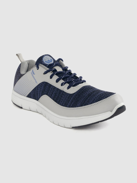 

Woodland Men Navy Blue Woven Design Sneakers