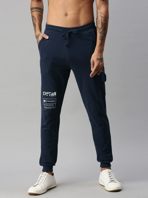 

Kook N Keech Marvel Men Navy Blue Slim Fit Printed Joggers