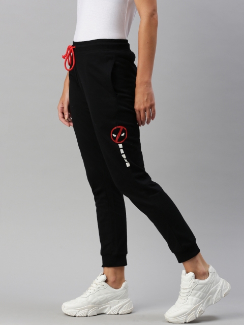 

Kook N Keech Marvel Women Black Printed Joggers