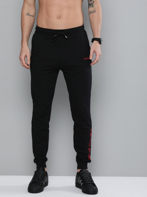 

Kook N Keech Men's Black Solid Track Pants