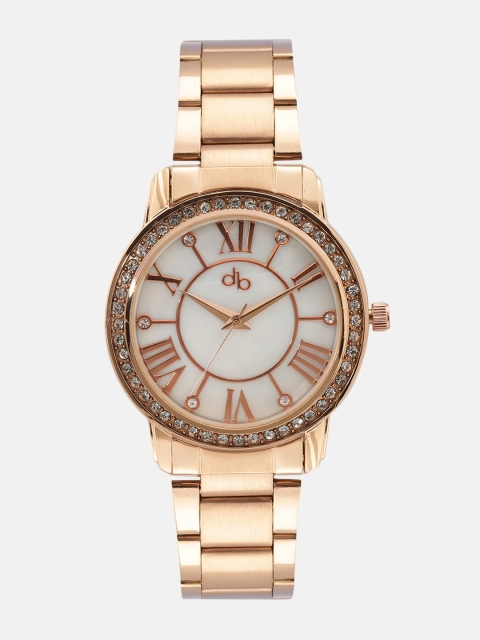 

DressBerry Women White Analogue Watch