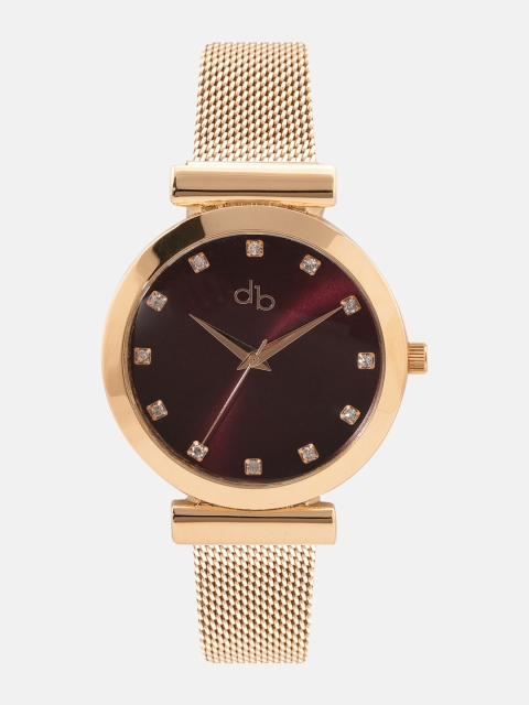 

DressBerry Women Maroon Analogue Watch