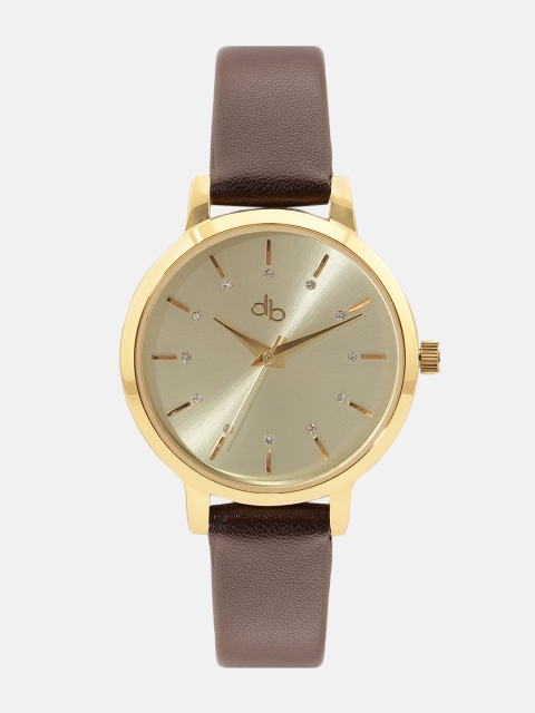 

DressBerry Women Gold-Toned Analogue Watch