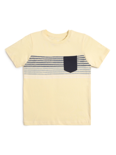 

Jack & Jones Boys Yellow Striped T-shirt