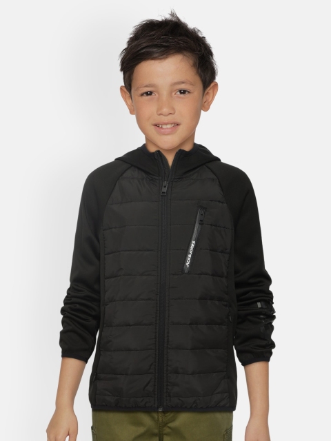 

Jack & Jones Boys Black Solid Puffer Jacket