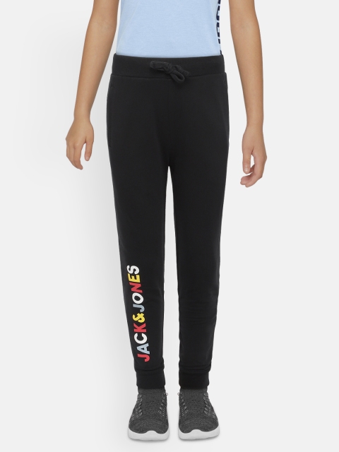 

Jack & Jones Boys Black Brand Logo Joggers