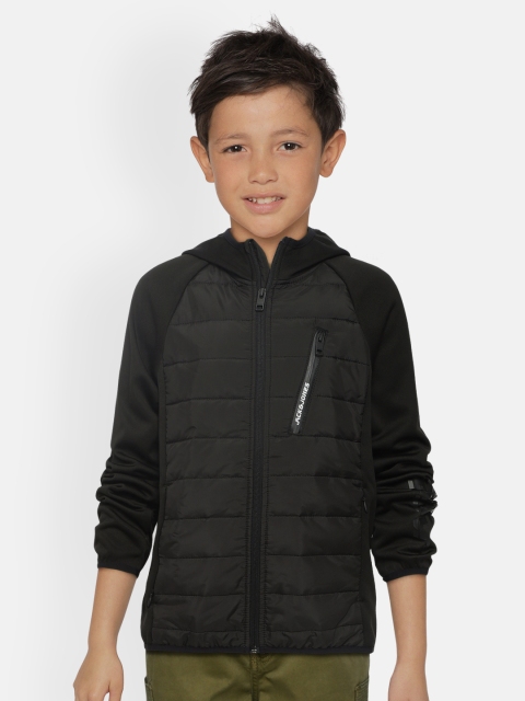 

Jack & Jones Boys Black Solid Puffer Jacket
