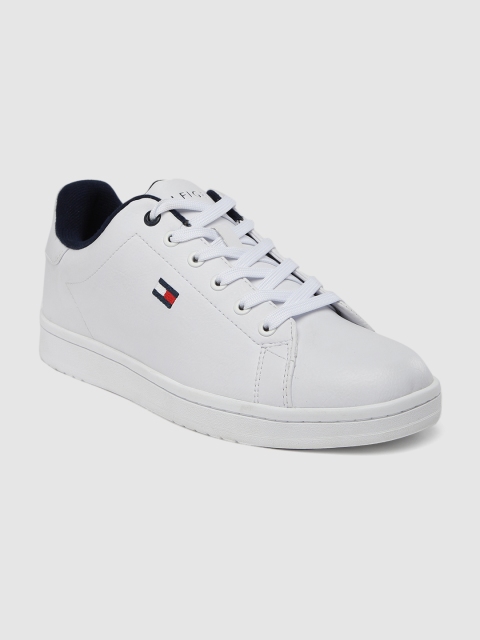 

Tommy Hilfiger Men White tmLENDAR Solid Sneakers