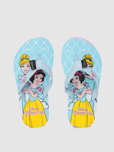 

toothless Princess by toothless Girls Blue & Yellow Disney Princess Thong Flip-Flops