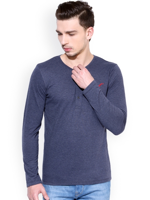 

Monteil & Munero Blue Henley T-shirt