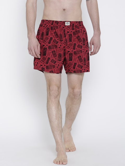 

Jack & Jones Red Printed Boxers 1768308001
