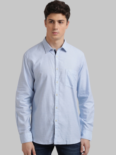 

Parx Men Blue Casual Shirt