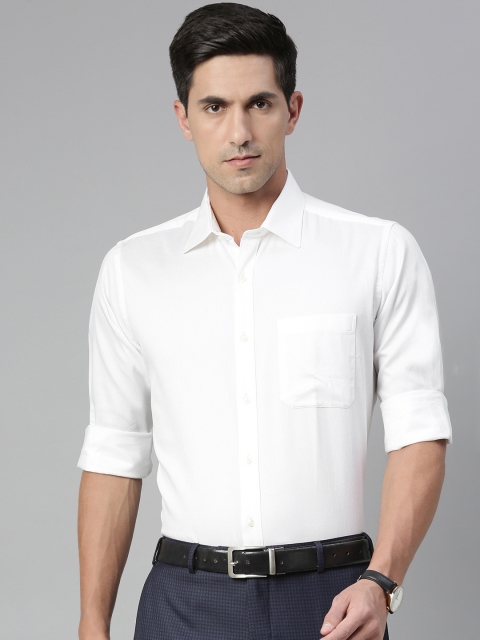 

Raymond Men White Regular Fit Solid Formal Shirt