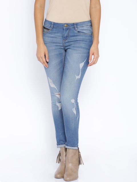 

Ed Hardy Blue Skinny Fit Stretchable Jeans