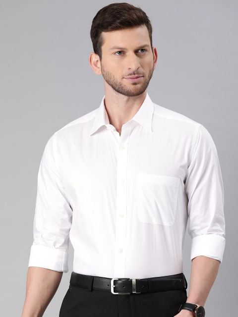 

Raymond Men White Slim Fit Solid Formal Shirt