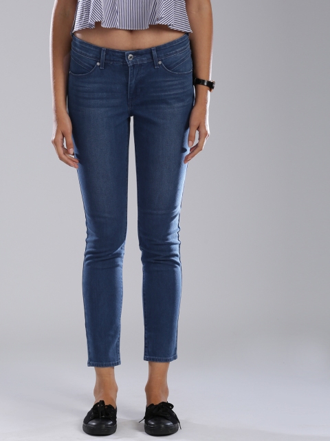 Levi's Blue Skinny Fit Stretchable Jeans available at myntra for Rs.2989
