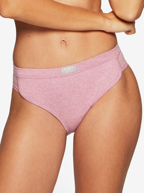 

YAMAMAY Women Pink Solid Bikini Briefs ICUD123011