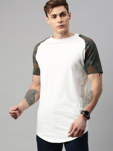

Jack & Jones Men White Solid Round Neck T-shirt