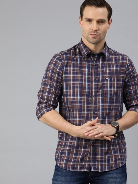 

Arrow Sport Men Blue Slim Fit Checked Casual Shirt
