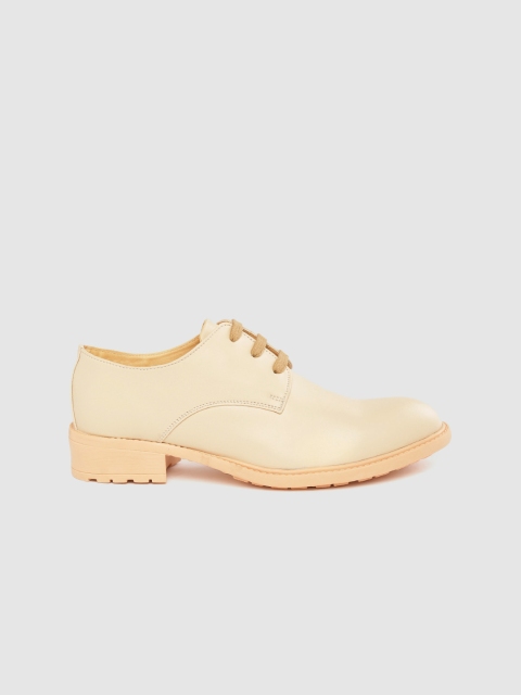 

Kook N Keech Women Beige Solid Derbys