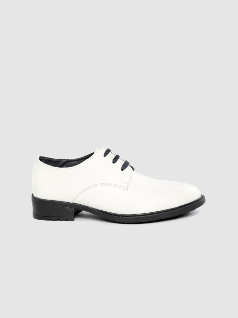 

Kook N Keech Women White Solid Derbys