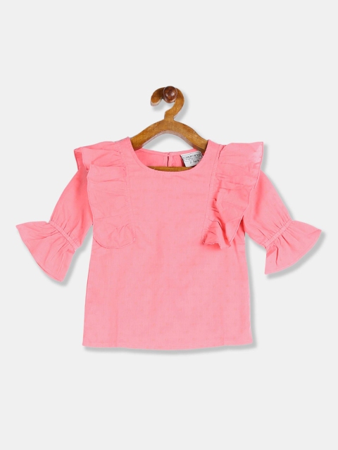 

Cherokee Girls Pink Ruffles Top