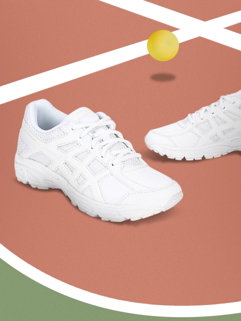 

ASICS Kids White Synthetic Running Shoes GEL-CONTEND 4 GS