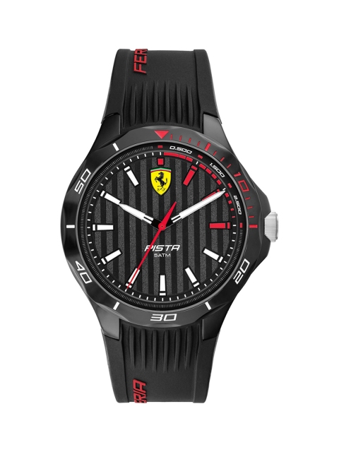 

SCUDERIA FERRARI Men Black Analogue Watch 0830780