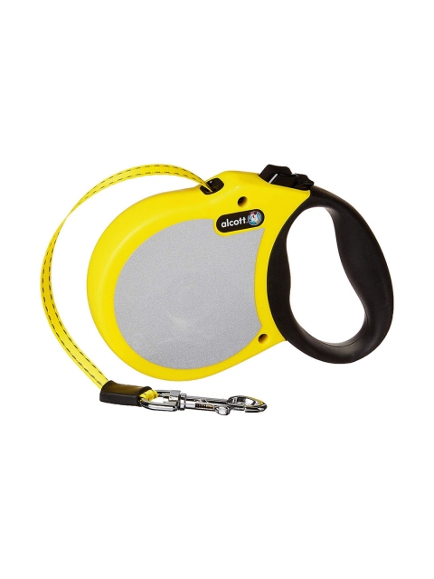 

PawsnCollars Yellow Visibility Retractable Dog Leash