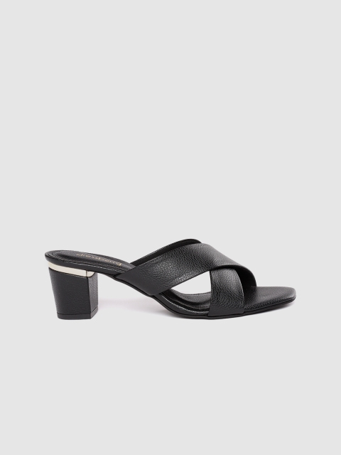 

DressBerry Women Black Solid Handcrafted Block Heels