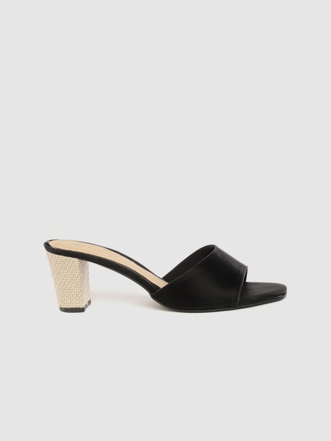 

Mast & Harbour Women Black Solid Heels