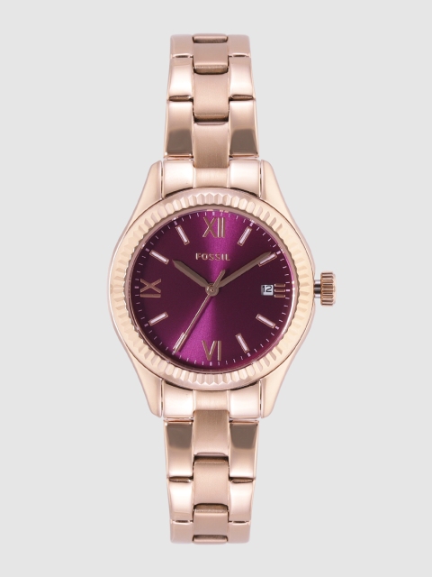 

Fossil Women Purple Rye Analogue Watch BQ3636