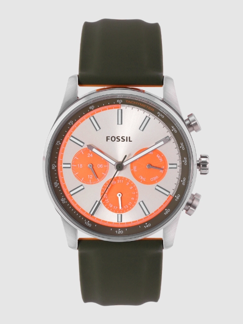 

Fossil Men Silver-Toned Sullivan Analogue Watch BQ2527