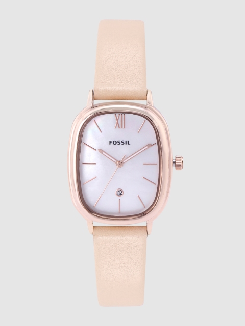 

Fossil Women Off-White Lyla Analogue Watch BQ3606